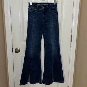 American Eagle Super-High Rise Flares